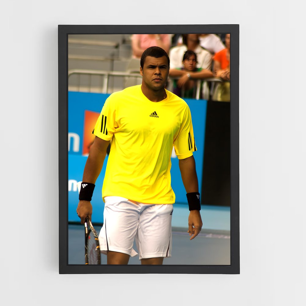 Poster Jo-wilfried Tsonga – affiche Tennis (vue 2)